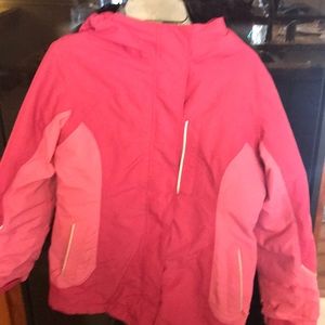 Girls size 10-12 pink coat.